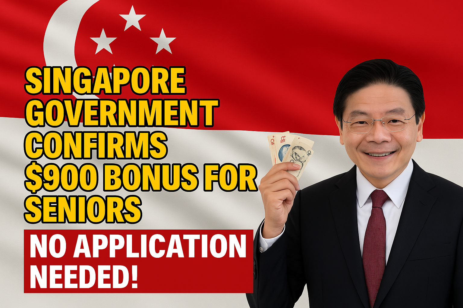 S$900 Senior Bonus Approved for 2025 – Who Qualifies and How It Will Be Paid